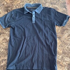 Denim & Flower Dark Blue Polo Shirt